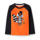 Boys Embroidered Raccoon Raglan Top - Trick or Treat