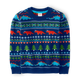 Boys Dino Fairisle Sweater - Dino-Mite