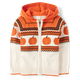 Kids Intarsia Pumpkin Zip-Up Hoodie Sweater - Lil' Pumpkin