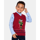 Boys Intarsia Nutcracker Mouse Fairisle Sweater Vest - Nutcracker