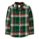 Boys Plaid Button Up Shirt - Autumn Harvest