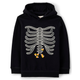 Boys Embroidered Skeleton Hoodie - Trick or Treat