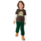Boys Corduroy Pull On Pants - Gingerbread House