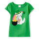 Girls Embroidered Cat Top - Little Leprechaun