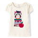 Girls Embroidered Owl Top - Prep School