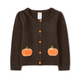 Girls Applique Pumpkin Cardigan - Perfect Pumpkin