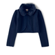 Girls Faux Fur Cropped Cardigan - Family Celebrations
