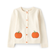 Girls Applique Pumpkin Cardigan - Lil' Pumpkin