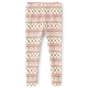 Girls Gingerbread Fairisle Leggings - Gingerbread House