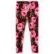 Girls Rose Velour Leggings - Royal Princess