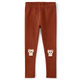 Girls Embroidered Owl Leggings - Autumn Harvest