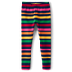 Girls Rainbow Striped Leggings - Apple Orchard