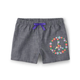 Girls Embroidered Peace Shorts - Music Festival