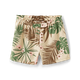 Girls Palm Paperbag Waist Shorts - Safari