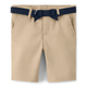 Girls Stain and Wrinkle-Resistant Belted Chino Shorts - Uniform