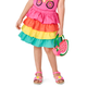 Girls Rainbow Tiered Skort - Festive Fruit