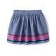Girls Ric Rac Chambray Skort - Apple Orchard
