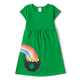 Girls Embroidered Rainbow Dress - Little Leprechaun