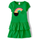 Girls Embroidered Rainbow Tiered Dress - Little Leprechaun