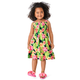 Girls Tropical Ruffle Dress - Aloha