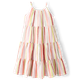 Girls Mommy And Me Striped Tiered Dress - Fairytale Forest