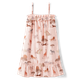 Girls Safari Ruffle Dress - Safari