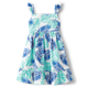 Girls Matching Family Tropical Leaf Ruffle Dress - Save the Seas