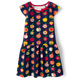 Girls Apple Ponte Peplum Dress - Apple Orchard
