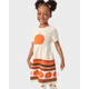 Girls Intarsia Pumpkin Sweater Dress - Lil' Pumpkin