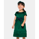 Girls Mommy And Me Plaid Bow Pintuck Dress - Nutcracker