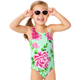 Girls Floral One Piece Swimsuit - Splish-Splash