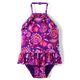 Girls Paisley Ruffle One Piece Swimsuit - Splish-Splash