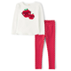 Girls Apple Top And Dot Legging Set - Head of the Class