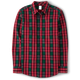 Mens Matching Family Plaid Poplin Button Up Shirt - A Royal Christmas