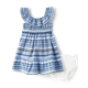 Baby Girls Matching Family Striped Ruffle Dress - Sandy Shores