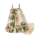 Baby Girls Matching Family Palm Ruffle Dress - Safari