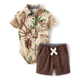 Baby Boys Matching Family Palm 2-Piece Set - Safari