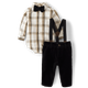 Baby Boys Plaid 3-Piece Outfit Set- Winter Wonderland