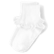 Girls Ruffle Turn Cuff Socks - Special Occasions