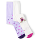 Girls Owl Floral Tights 2-Pack - Magical Meadow