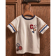 Boys Embroidered Varsity Top - Campus Cuties