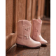 Girls Embroidered Bow Cowgirl Boots - Little Essentials