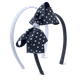 Girls Bow Heart Headband 2-Pack - Uniform