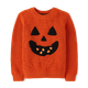 Boys Embroidered Jack-O-Lantern Sweater - Halloween