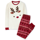 Adult Reindeer Fairisle Cotton 2-Piece Pajamas - Gymmies