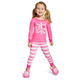 Girls Matching Family Skeleton Cotton 2-Piece Pajamas - Gymmies