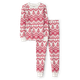Kids Matching Family Christmas Fairisle Snug Fit Cotton Pajamas - Gymmies