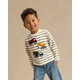 Boys Striped Construction Vehicle Top - Highland Hills
