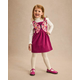 Girls Applique Butterfly Corduroy Jumper - Fall Celebrations