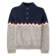 Boys Colorblock Textured Mock Neck Sweater - Highland Hills